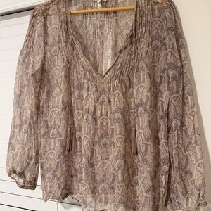 Joie Beige Women's blouse size L